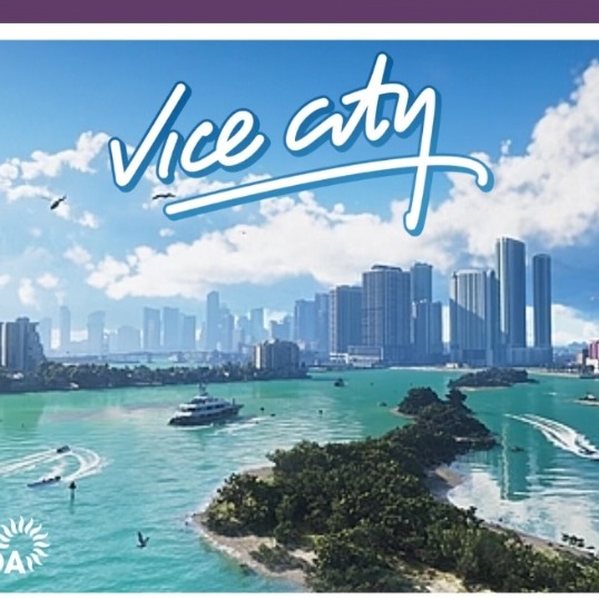 Vice City postcard from Visit Leonida