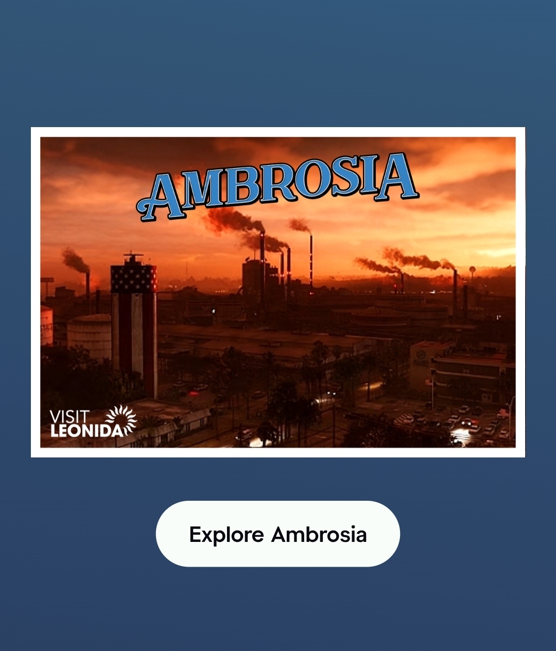 Ambrosia postcard from Visit Leonida