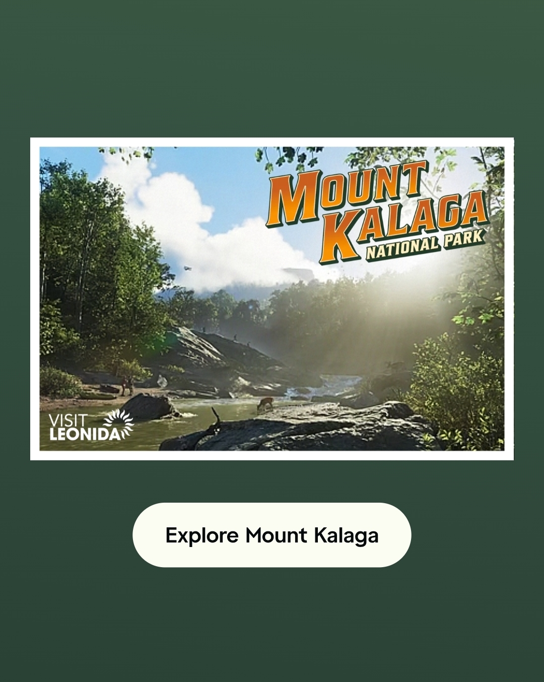 Mount Kalaga National Park postcard from Visit Leonida