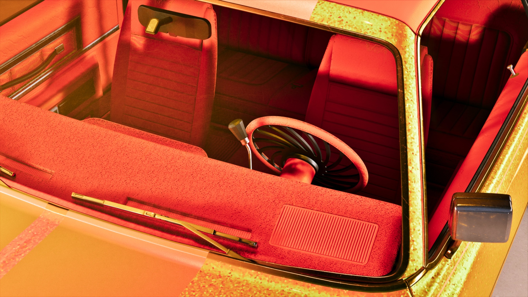 Rideout Customs — Candy Interior